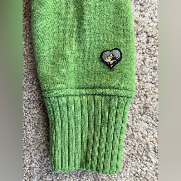 Kuhl Merino Wool Full Zip Hooded Sweater Green XS - Picture 4 of 8